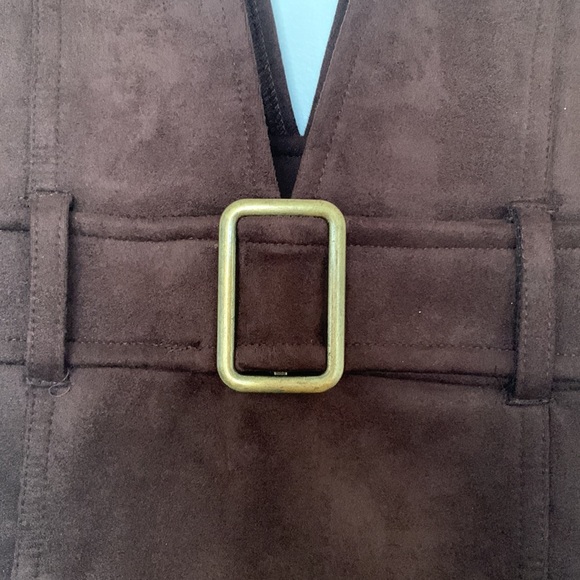 F21 70s style suede dress - Picture 3 of 5